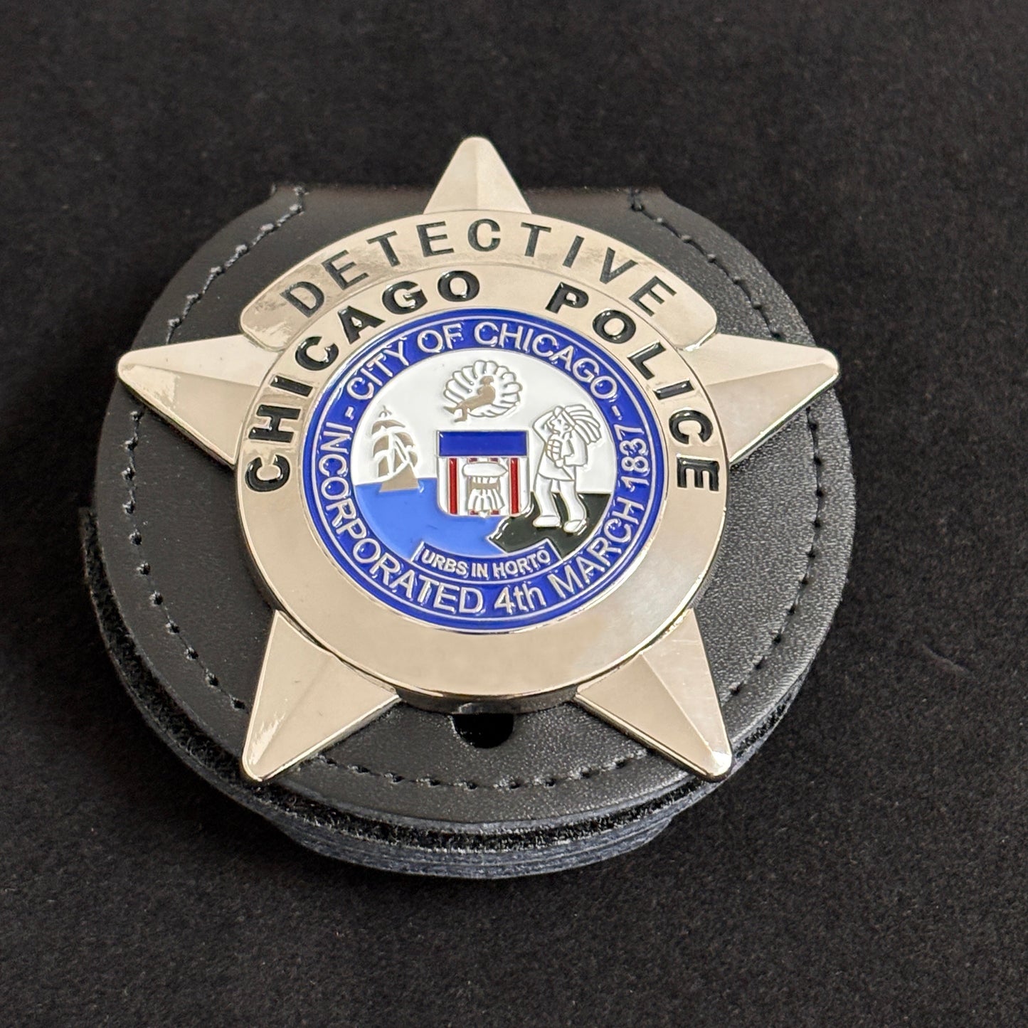 Replica del distintivo del detective CPD Chicago, oggetti di scena del film, numero personalizzabile