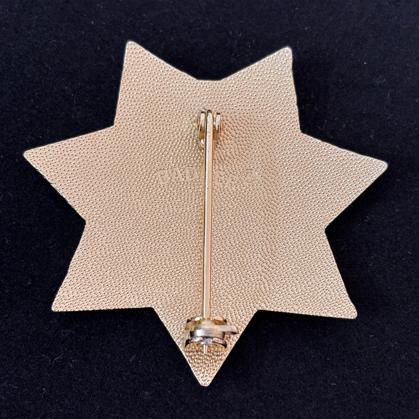 Integrità e orgoglio di servire la sicurezza, replica del distintivo GOLD dell'agente di sicurezza, oggetti di scena del film, numero personalizzabile