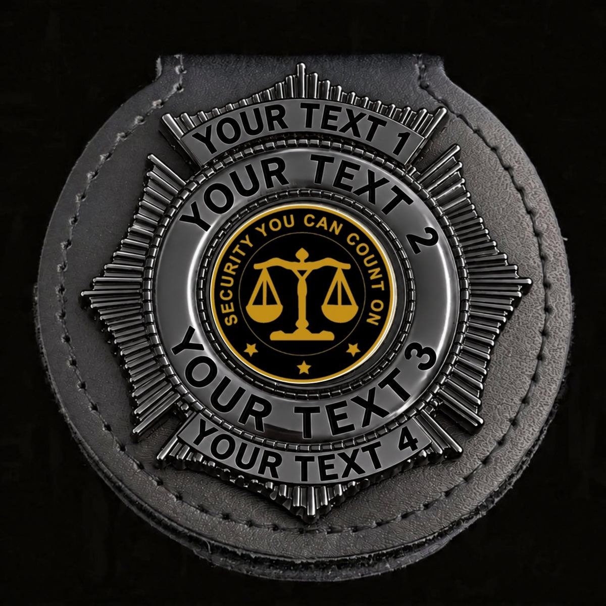 Badge personnalisable BA38