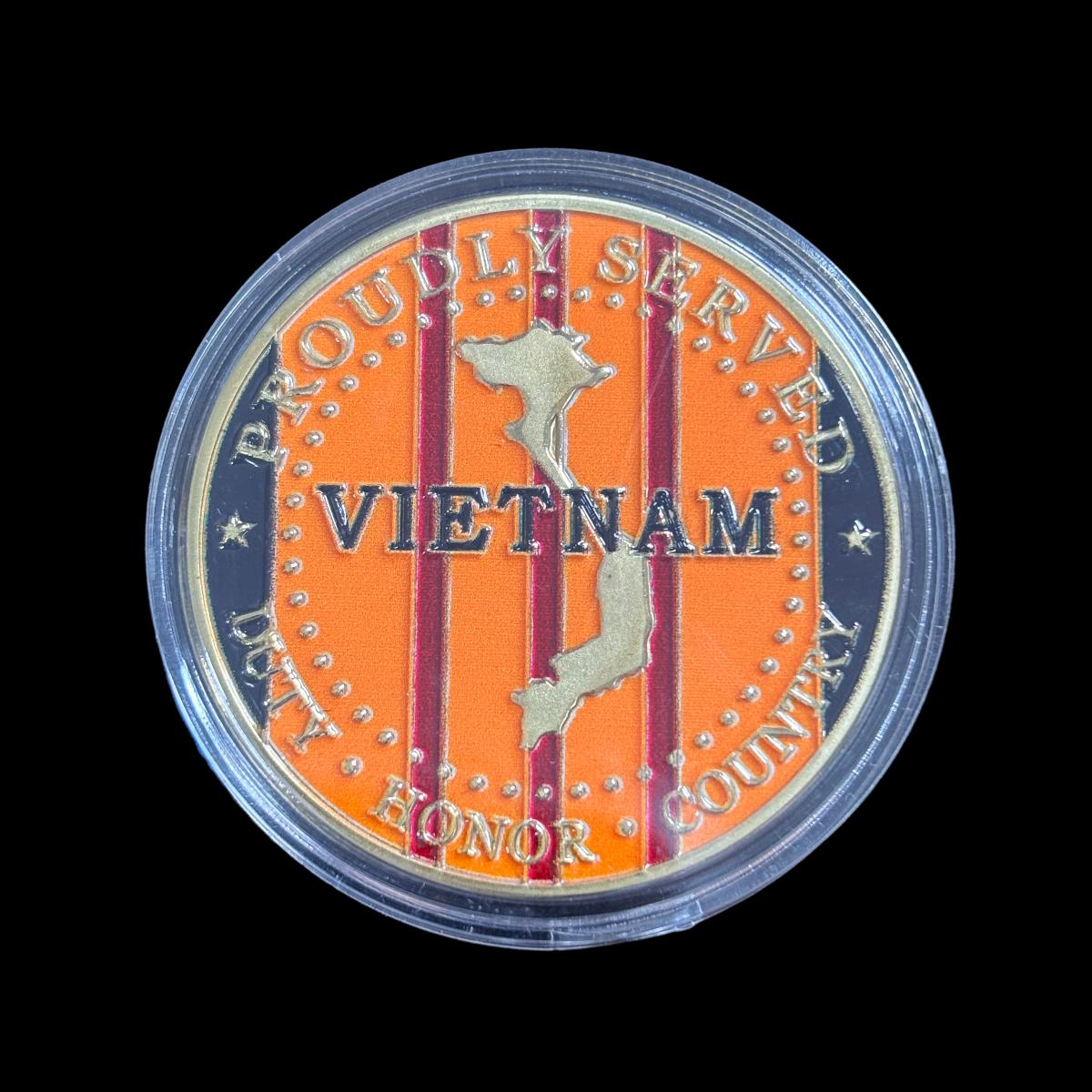 Moneta sfida del Corpo dei Marines degli Stati Uniti in Vietnam