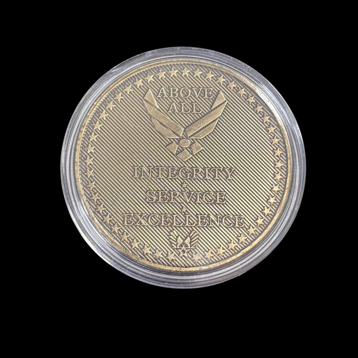 Moneda de desafío de la Fuerza Aérea de EE. UU. RETIRADA