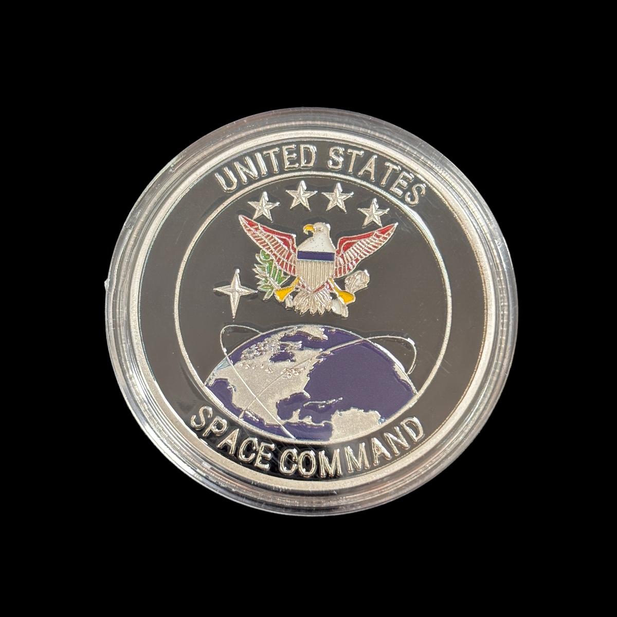 Moneda de desafío de la FUERZA ESPACIAL DE EE. UU.
