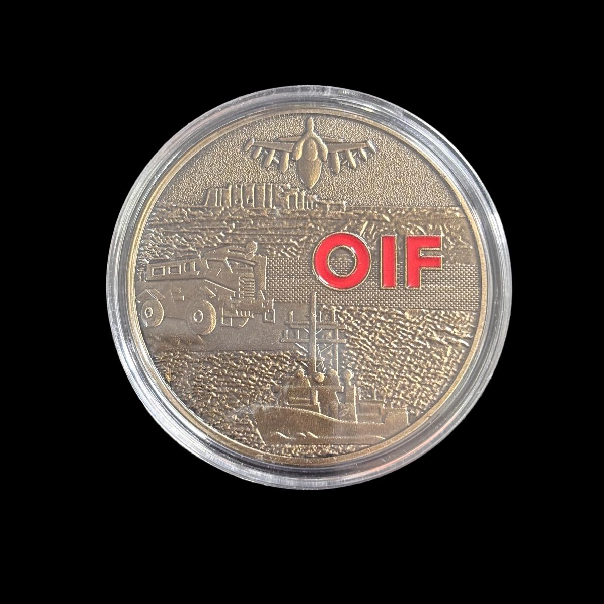 Moneta sfida OlF VETERANO DI COMBATTIMENTO DELL'OPERAZIONE IRAQI FREEDOM