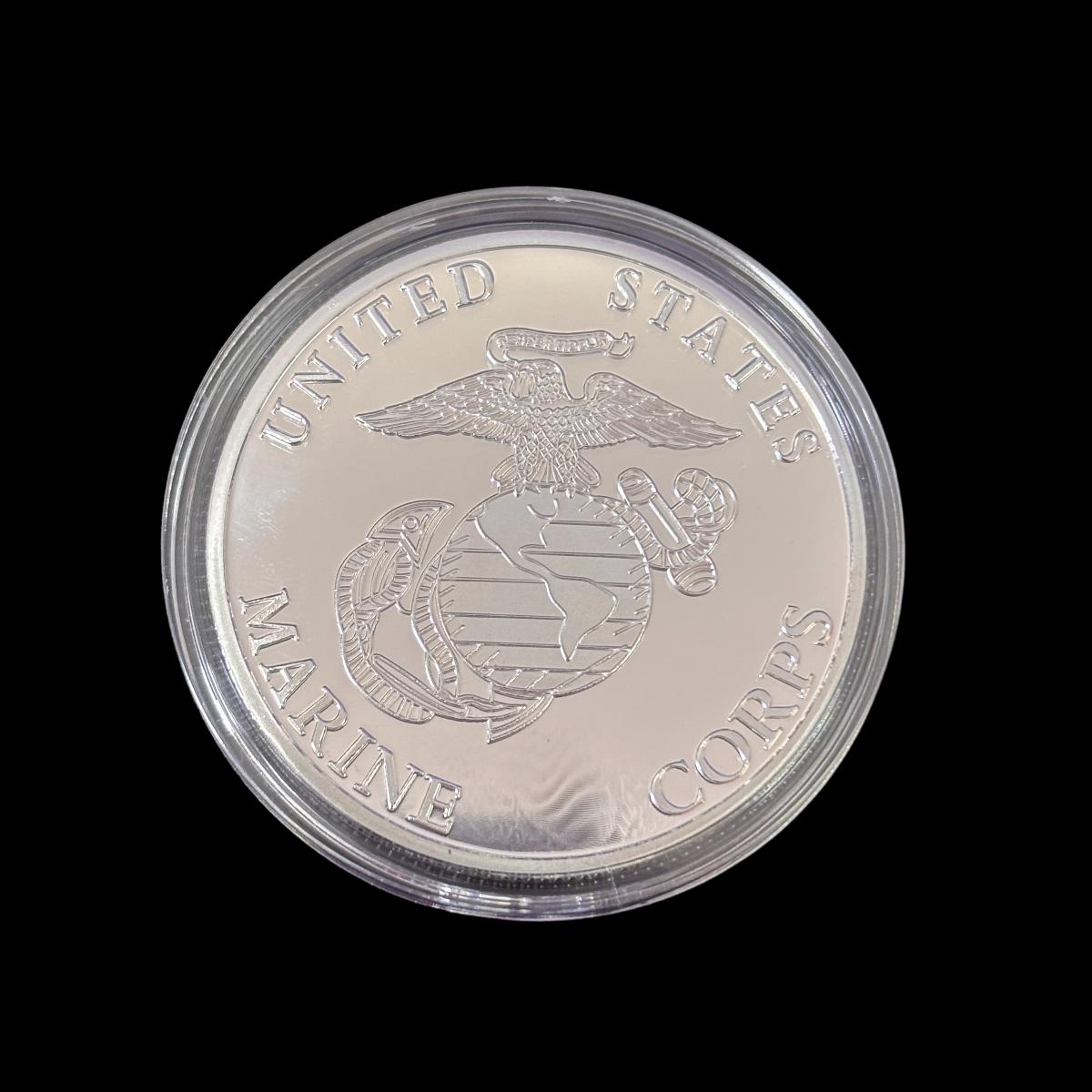 Moneda de desafío del Cuerpo de Marines de EE. UU. en honor a la memoria de nuestros caídos
