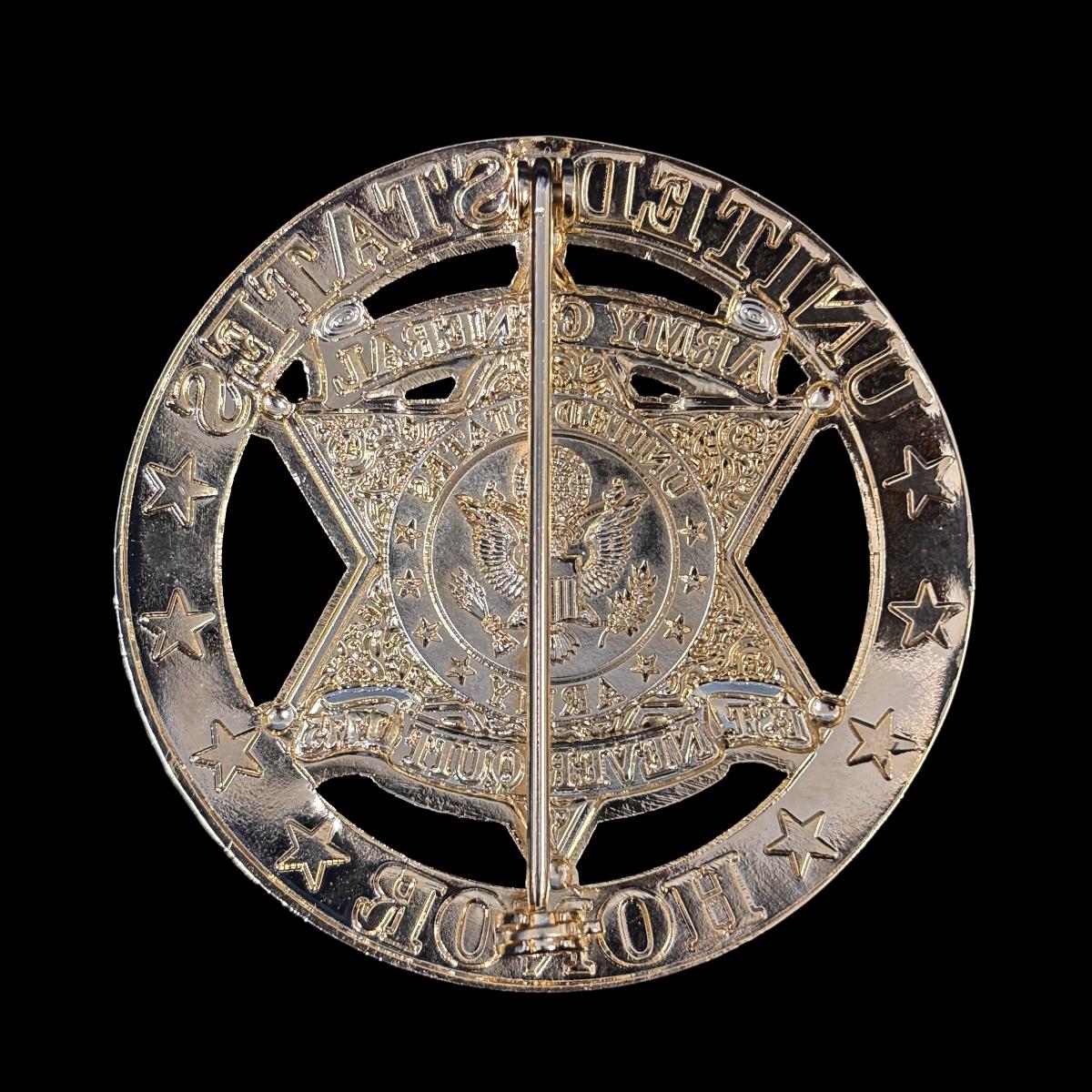 Replica del distintivo d'onore del generale dell'esercito americano, oggetti di scena del film