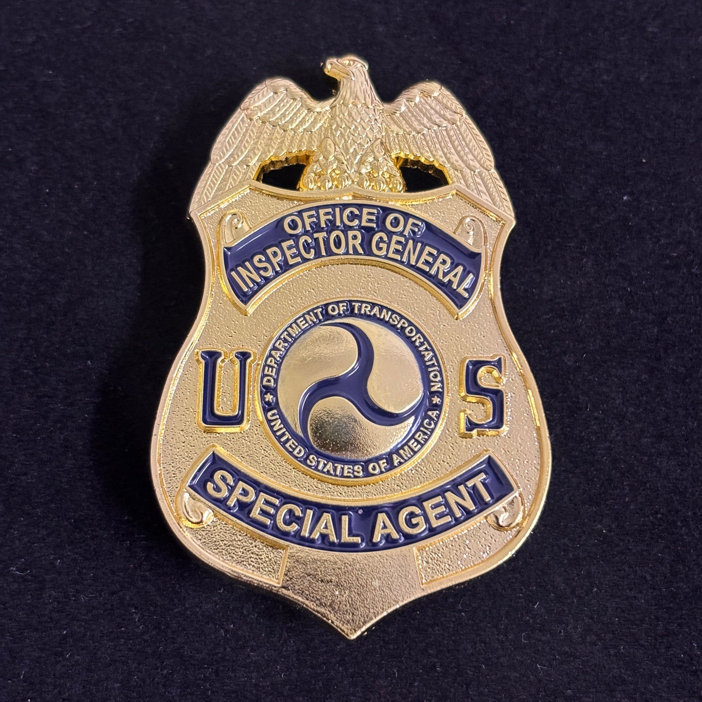 Replica di distintivo personalizzabile di agente speciale dell'ispettore generale degli Stati Uniti