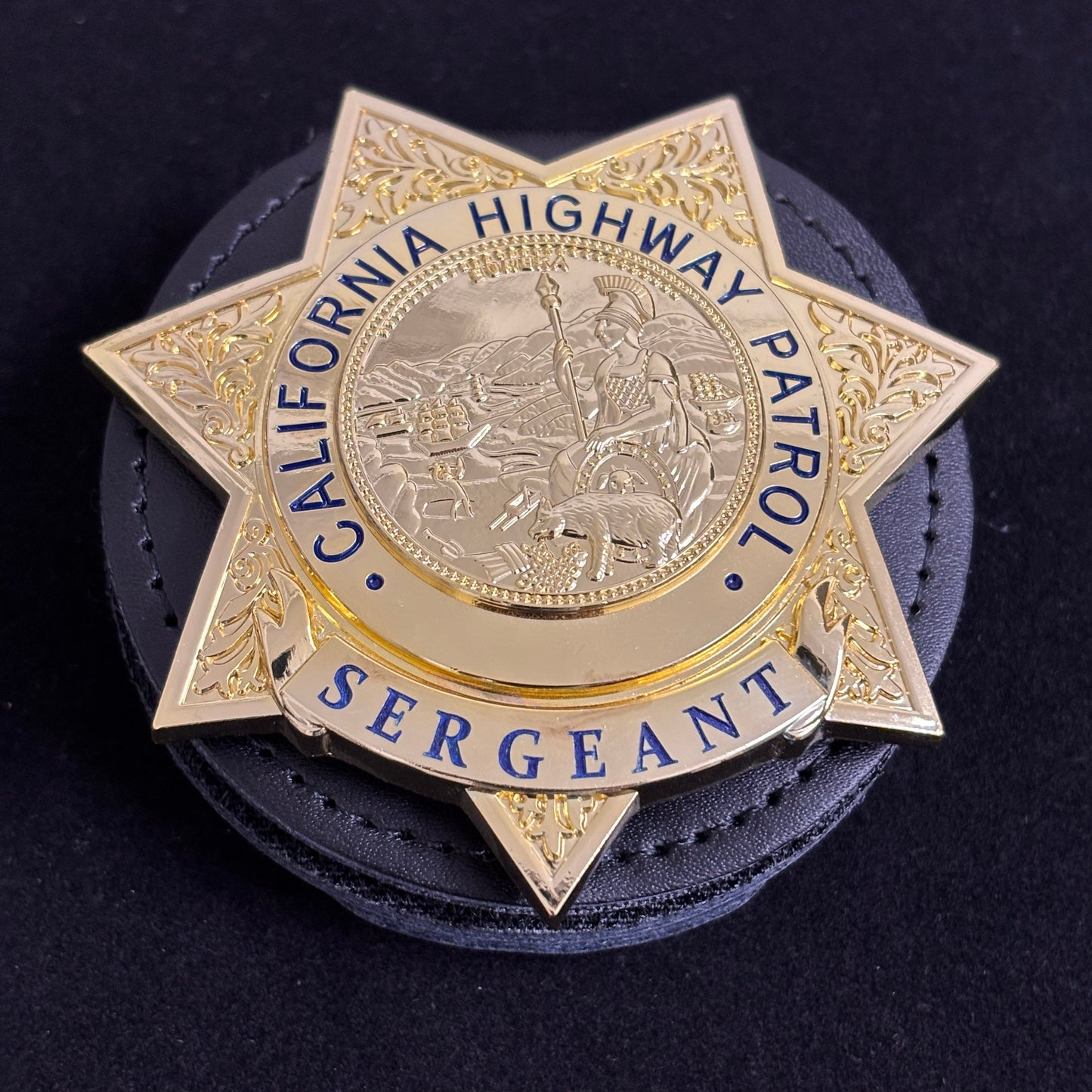 Replica del distintivo del sergente CHP degli Stati Uniti, oggetti di scena del film, numero personalizzabile