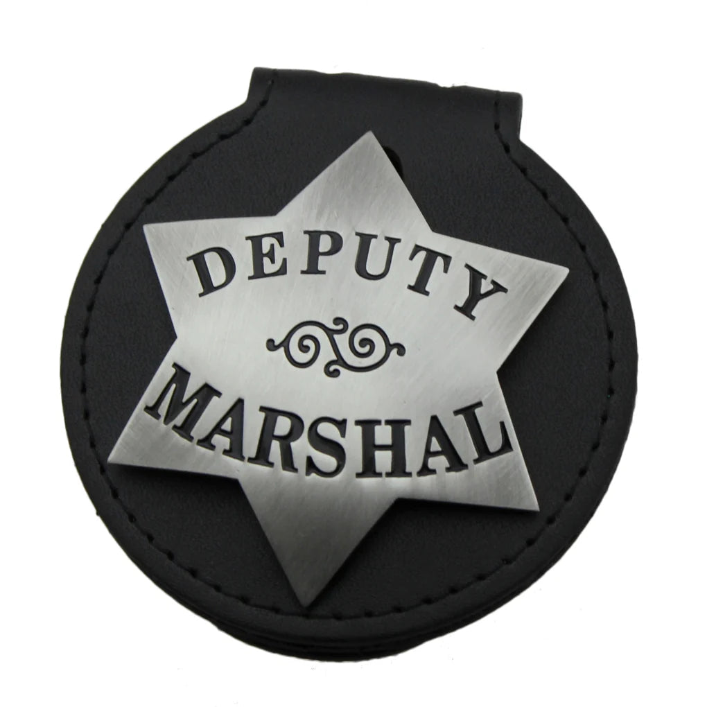 US Marshal Deputy Retro Star Shape USMS Badge Replica Movie Props