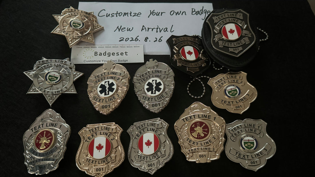 New Arrival: Canadian Custom Badges Collection – Now Available!