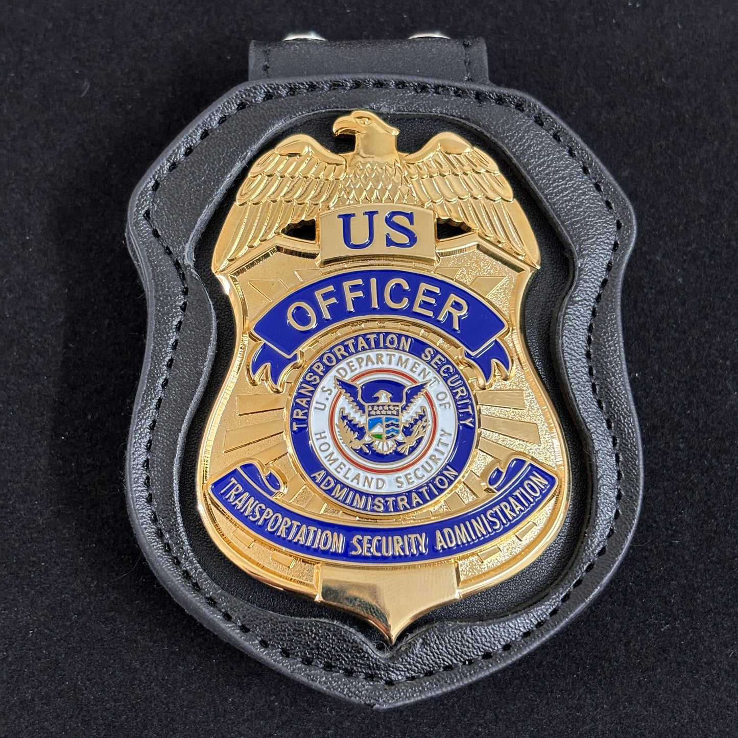 Insignia de oficial de la Administración de Seguridad del Transporte de EE. UU. Personalizar número de accesorios de película