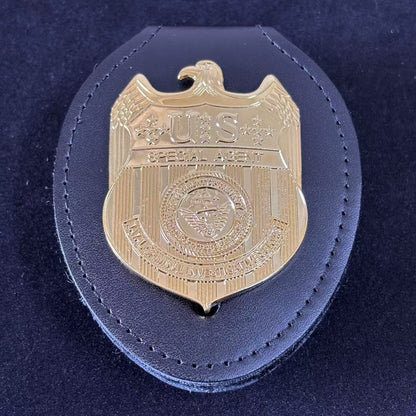 Réplica de insignia de agente especial del NCIS de EE. UU., accesorio de película