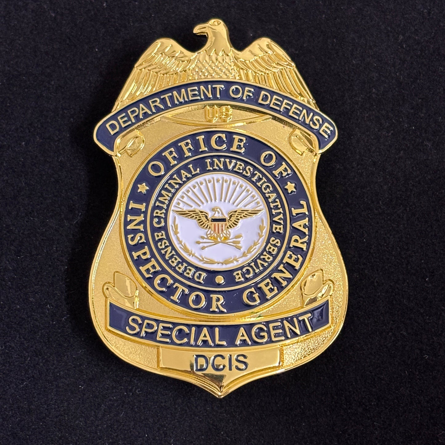 Replica del distintivo DCIS del servizio investigativo criminale di difesa degli agenti speciali