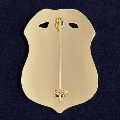 Replica del distintivo di oggetti di scena del film dell'agente speciale HSI della sicurezza nazionale degli Stati Uniti