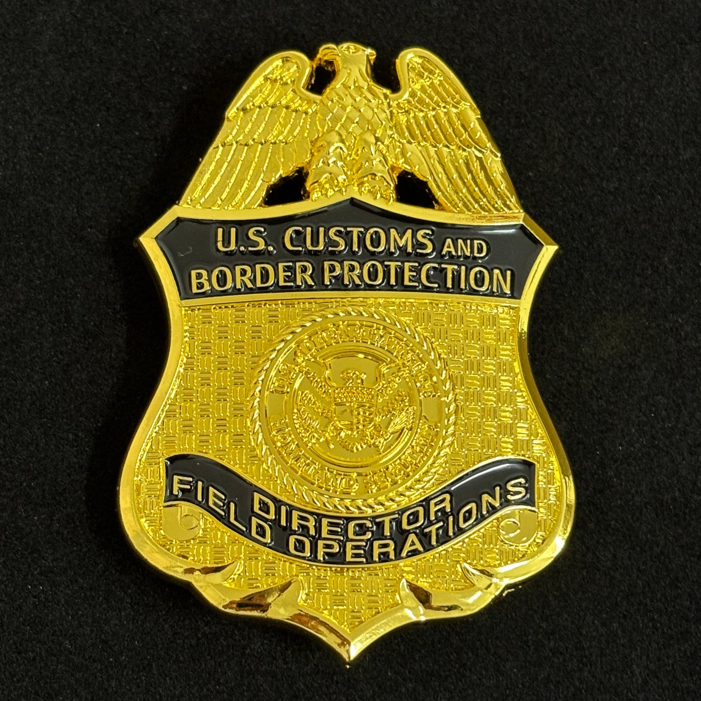 Replica del distintivo del direttore delle operazioni sul campo del DFO della CBP degli Stati Uniti