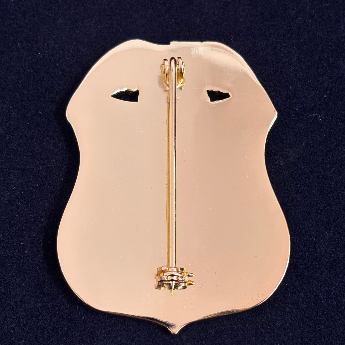 Replica del distintivo della polizia ferroviaria APD con n. 318, oggetti di scena del film