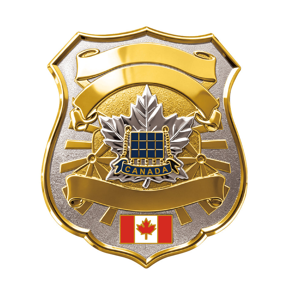 ASFC-CBSA Canada Retired Badge – Custom Number & Text Movie props