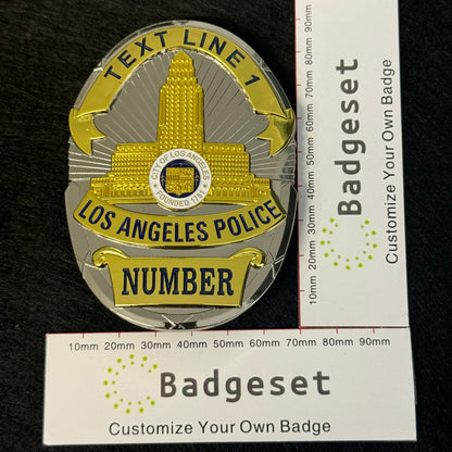 LAPD Los Angeles  Police Office Badge Customizable