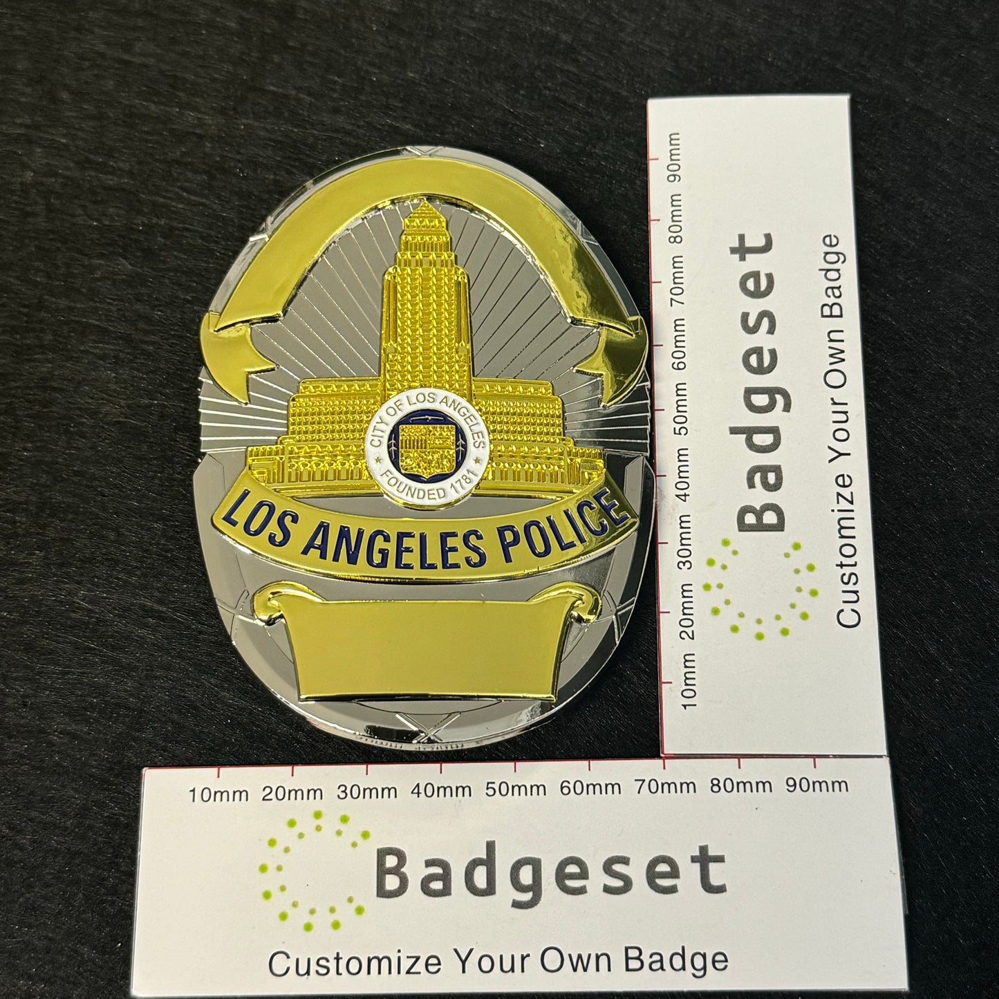 LAPD Los Angeles  Police Office Badge Customizable