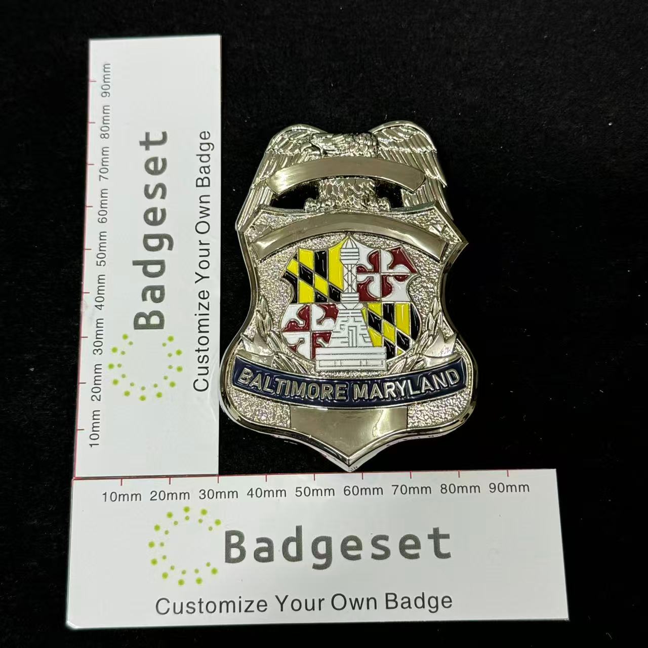 Baltimore Maryland  Badge Customizable Replica Movie Props