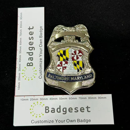 Baltimore Maryland  Badge Customizable Replica Movie Props