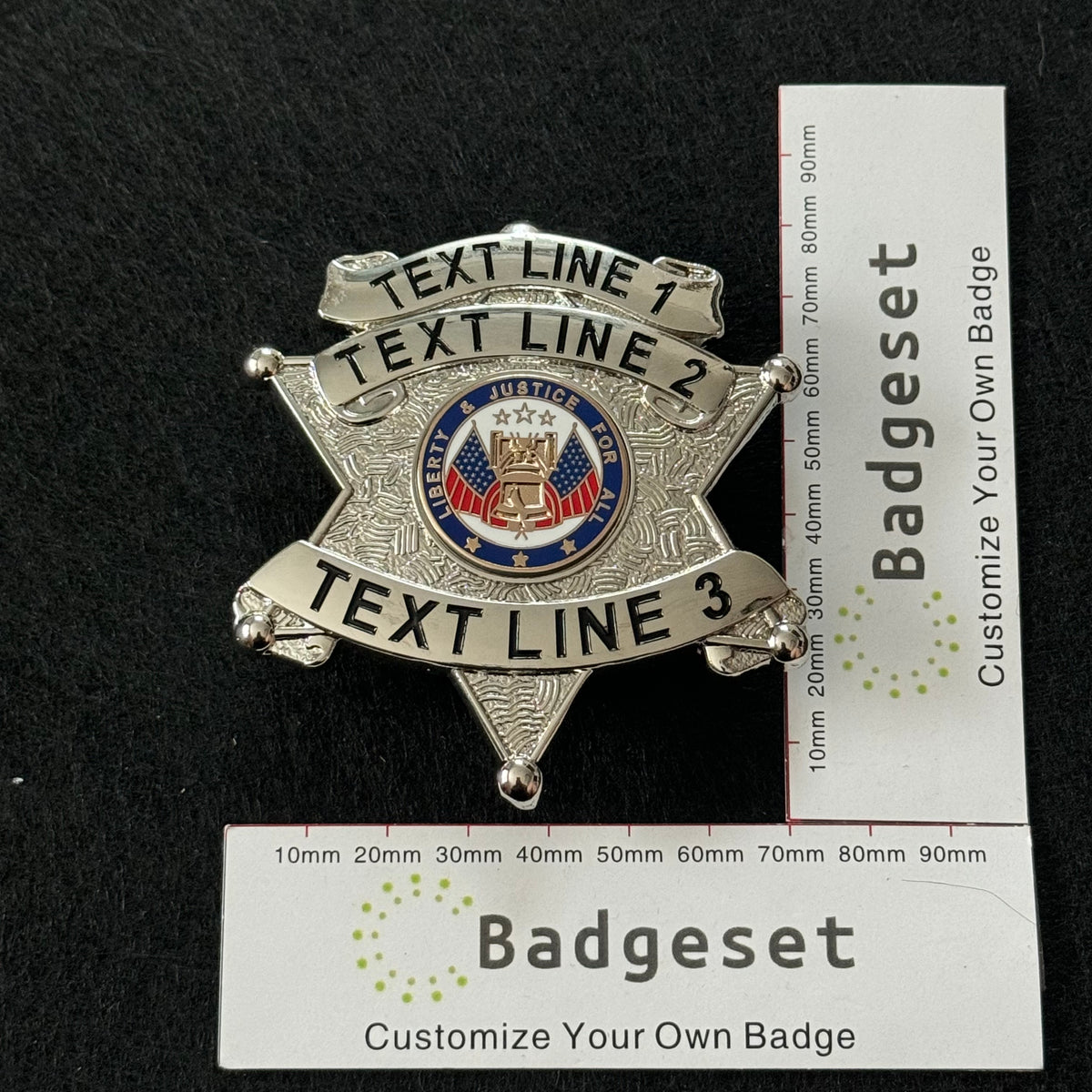 Badge personnalisable BA48