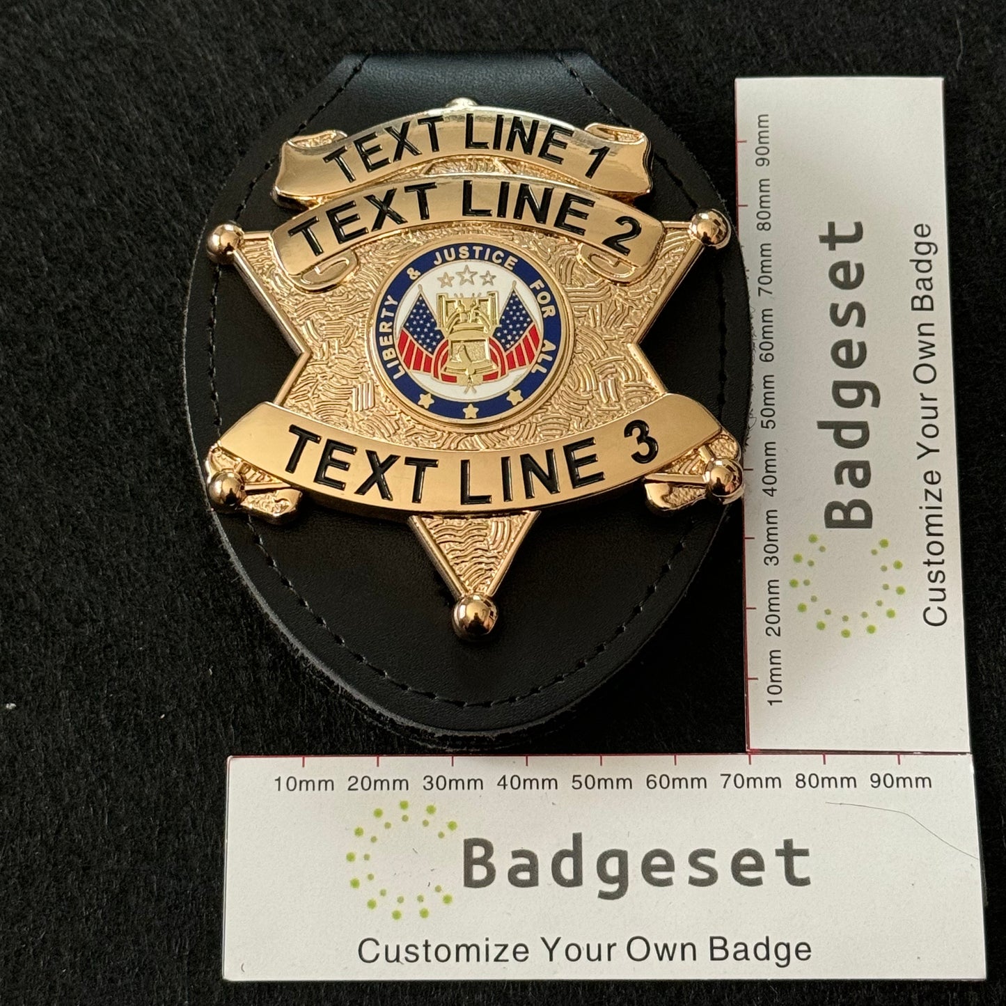 Badge personnalisable BA48