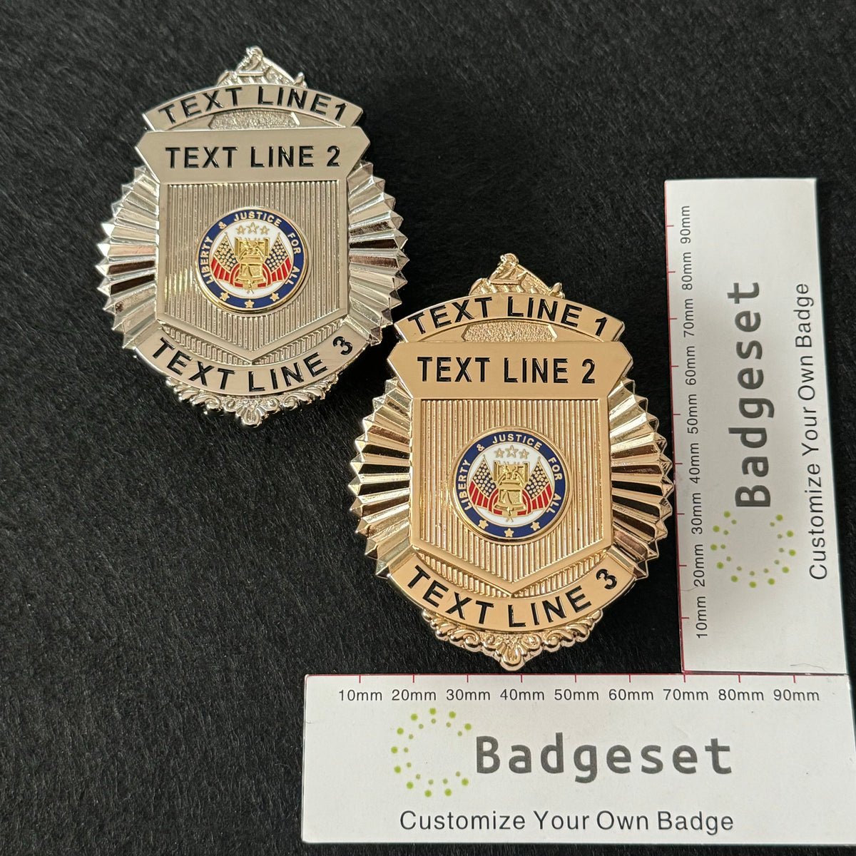 Badge personnalisable BA47
