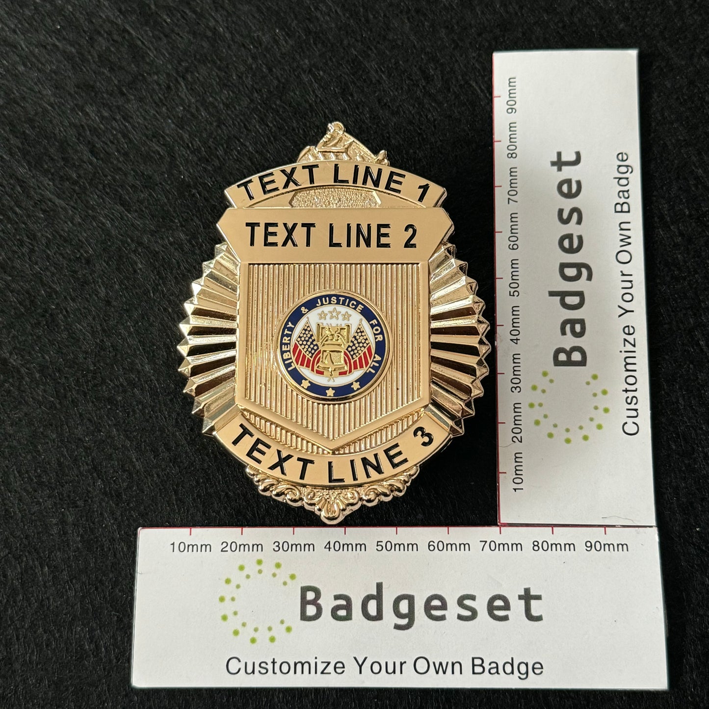 Badge personnalisable BA47