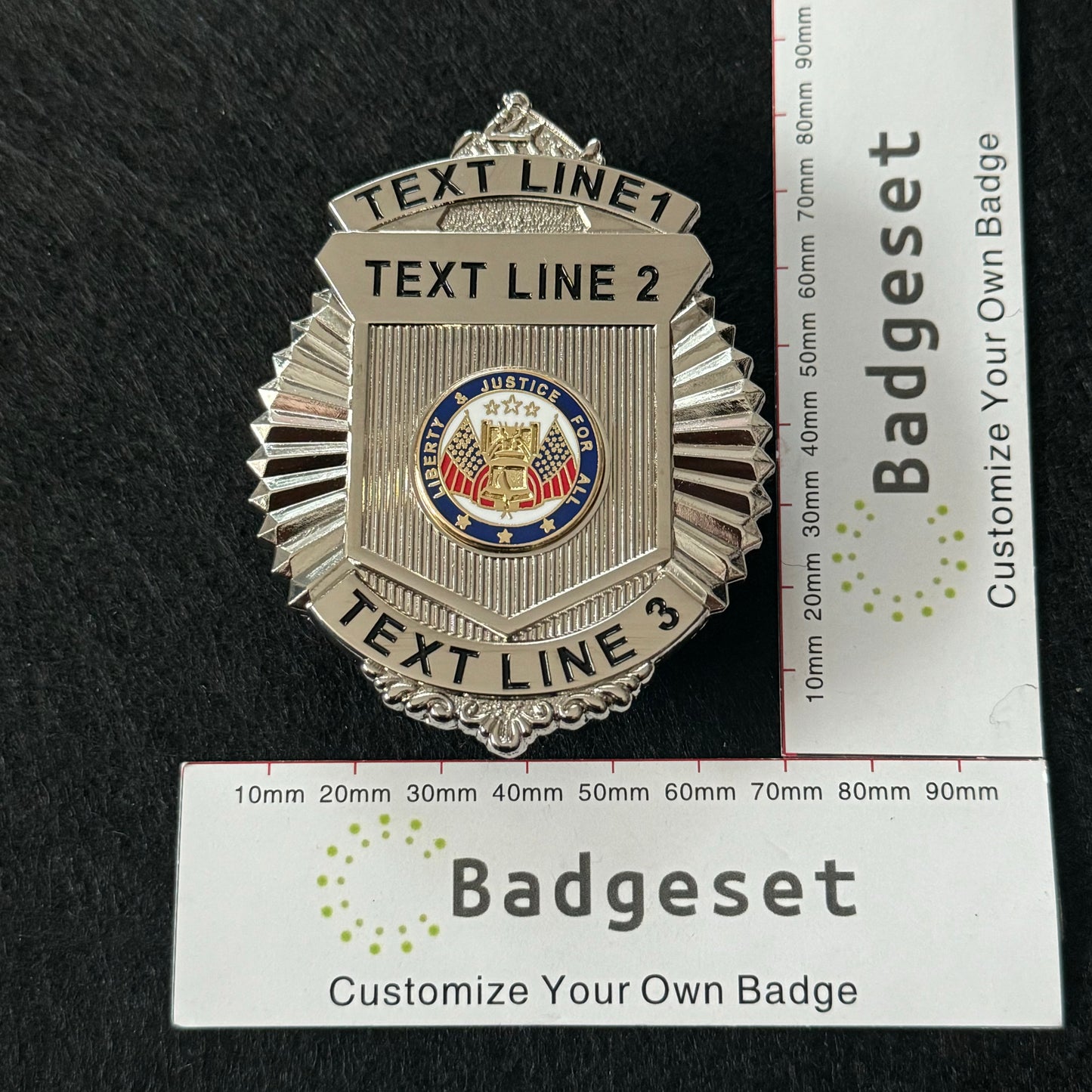 Badge personnalisable BA47