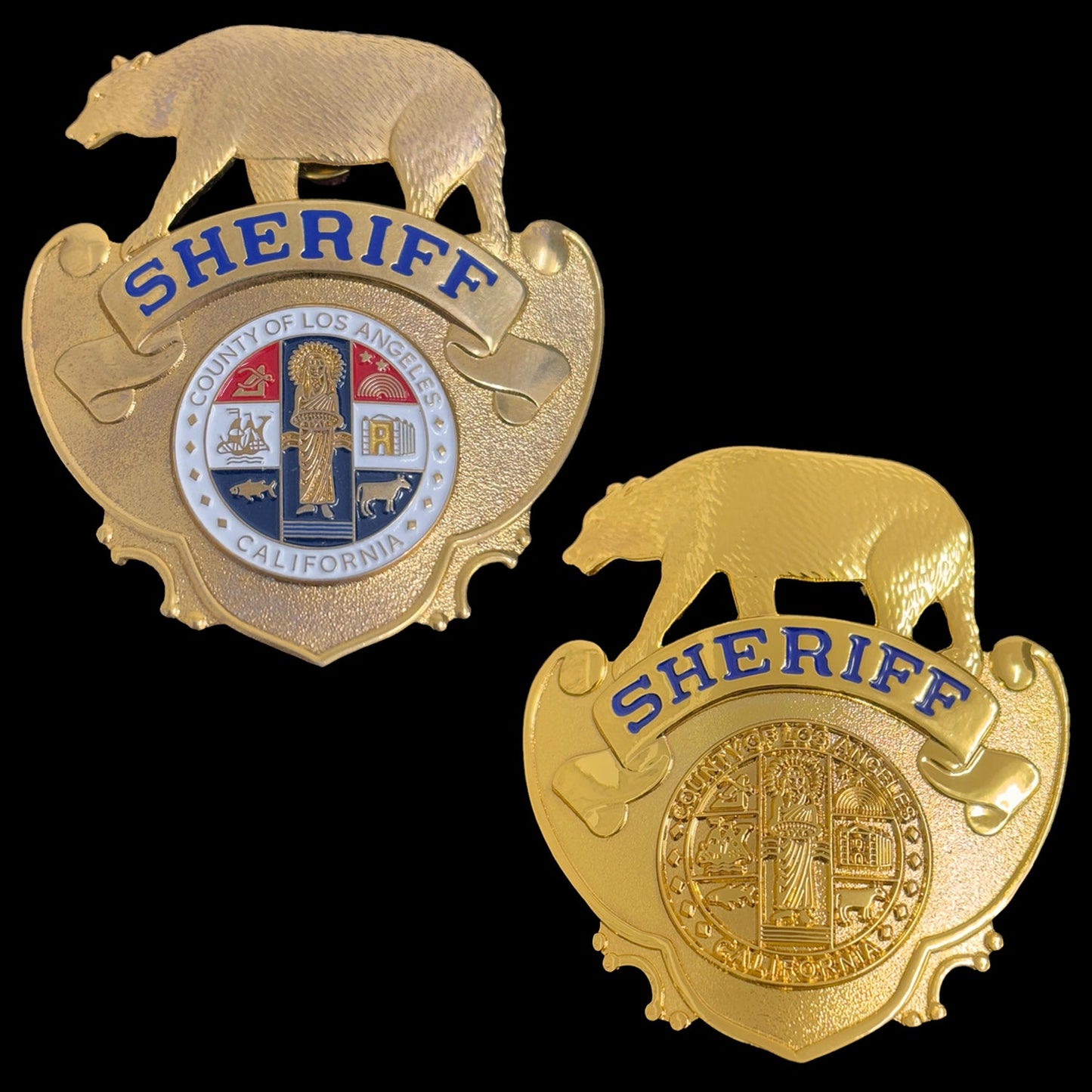 Replica del distintivo dello sceriffo della contea di Los Angeles LADP, oggetti di scena del film