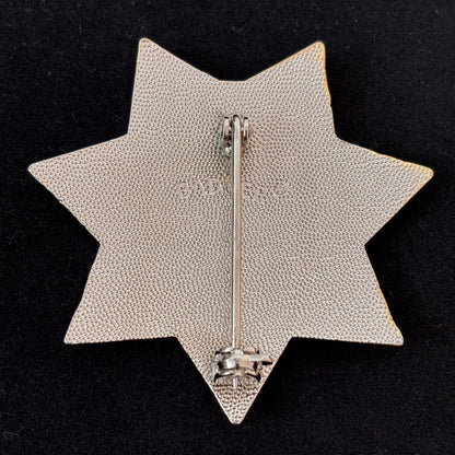 Replica del distintivo dell'agente di sicurezza "Integrità e orgoglio di servire", oggetti di scena del film, numero personalizzabile
