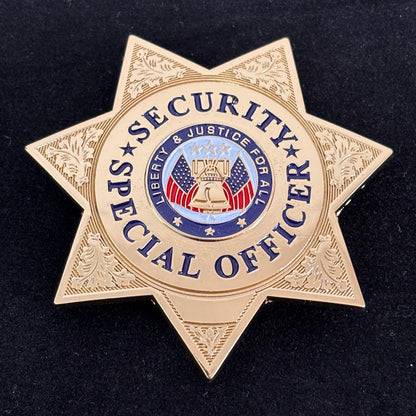 Replica del distintivo dell'agente speciale di sicurezza Liberty &amp; Justice For All