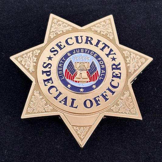 Replica del distintivo dell'agente speciale di sicurezza Liberty &amp; Justice For All