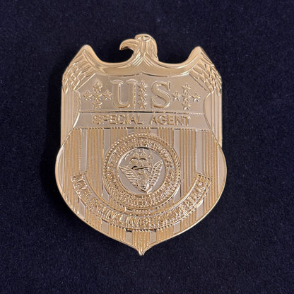 Réplica de insignia de agente especial del NCIS de EE. UU., accesorio de película