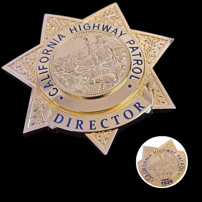 Replica del distintivo del direttore della CHP degli Stati Uniti, oggetti di scena del film, numero personalizzabile