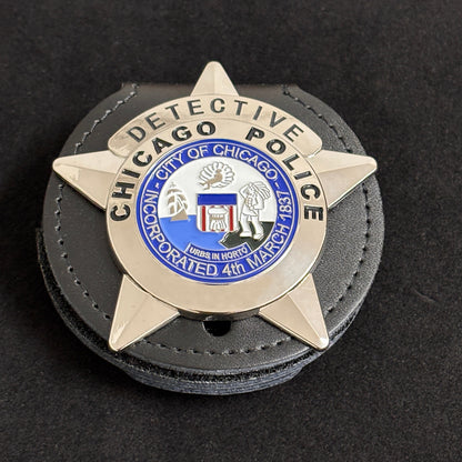 Replica del distintivo del detective CPD Chicago, oggetti di scena del film, numero personalizzabile