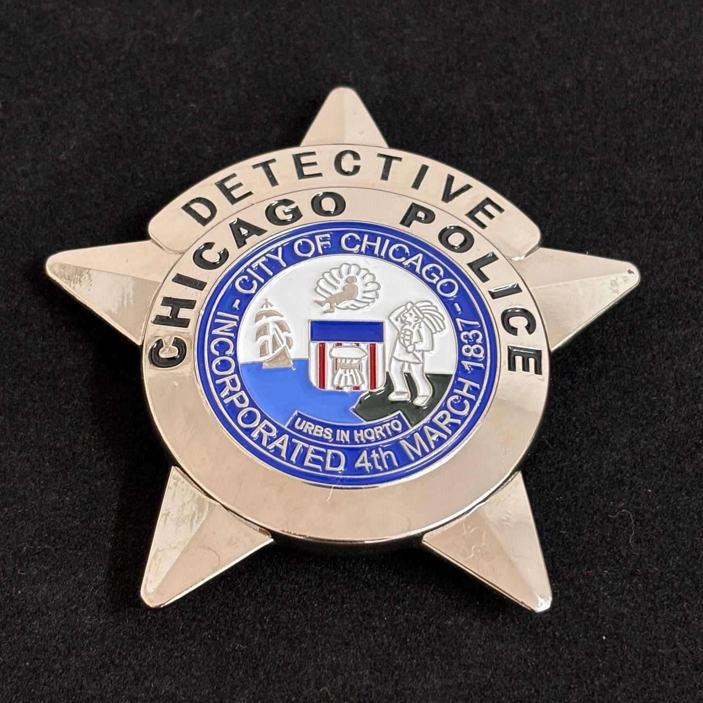 Replica del distintivo del detective CPD Chicago, oggetti di scena del film, numero personalizzabile