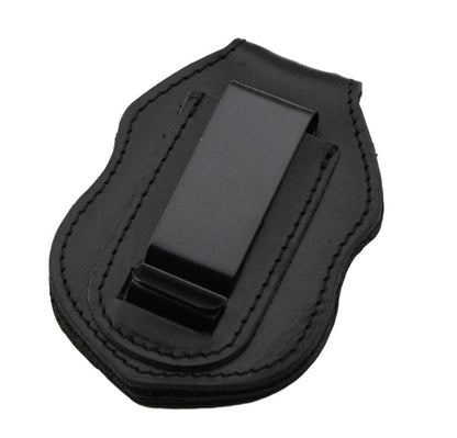 Porta badge in pelle di alta qualità con inserto per badge della polizia federale degli Stati Uniti