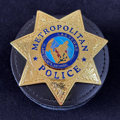 Replica del distintivo della polizia metropolitana di Las Vegas LVMPD, oggetti di scena del film