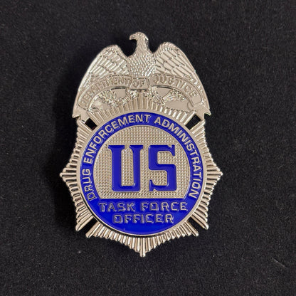 Insignia de réplica de la DEA TFO (Oficial de la Fuerza de Tarea de EE. UU.) para películas