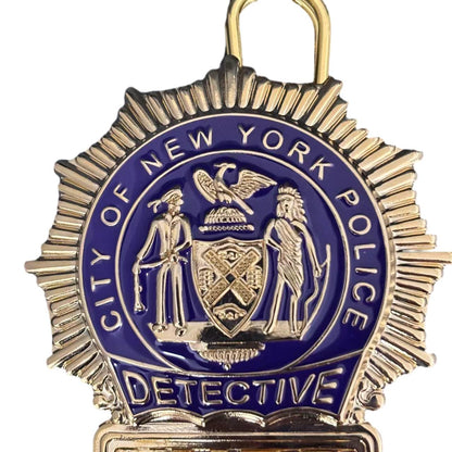 Replica del distintivo del detective della polizia di New York NYPD, oggetti di scena del film