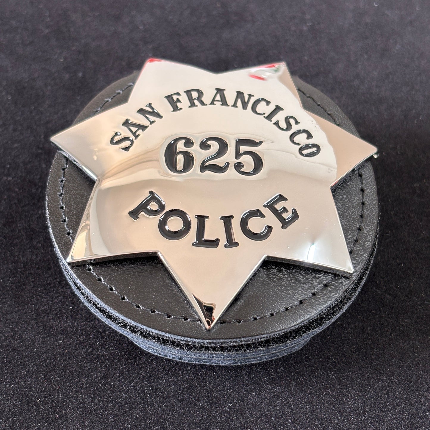 Replica del distintivo dell'agente di polizia di San Francisco SFPD, oggetti di scena del film, numero personalizzato