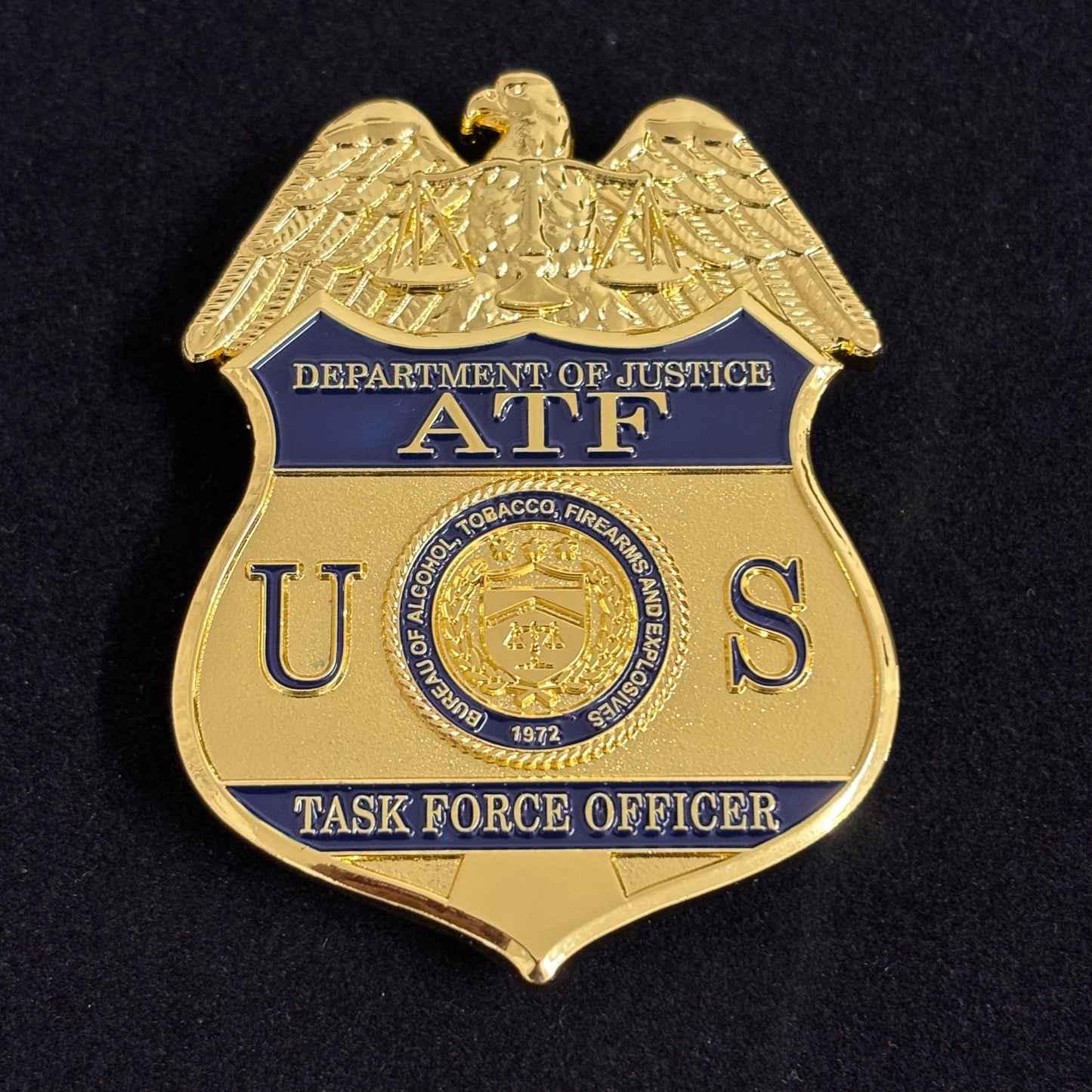 Réplica de la insignia TFO de la ATF de EE. UU.