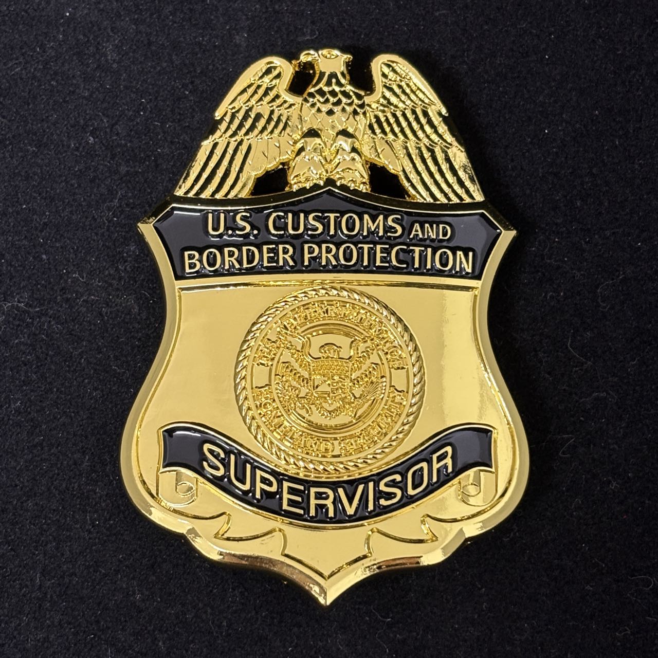 Replica del distintivo del supervisore della CBP degli Stati Uniti, oggetti di scena del film