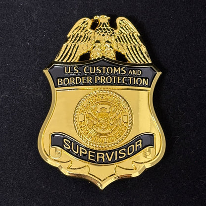 Replica del distintivo del supervisore della CBP degli Stati Uniti, oggetti di scena del film