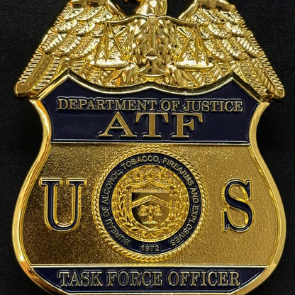 Réplica de la insignia TFO de la ATF de EE. UU.