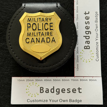 MILITARY POLICE MILITAIRE CANADA Customizable Number Movie props Badge