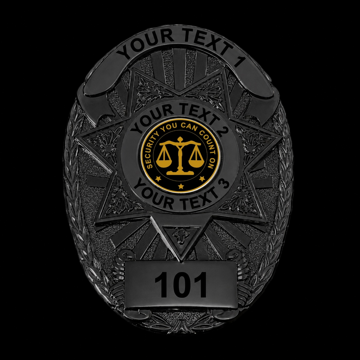 Customizable Badge BA07