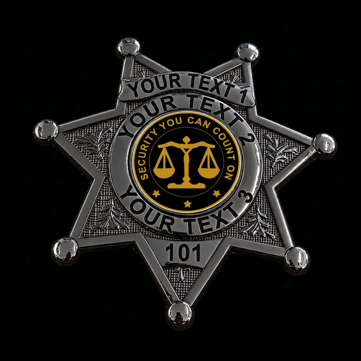 Customizable Badge BA33