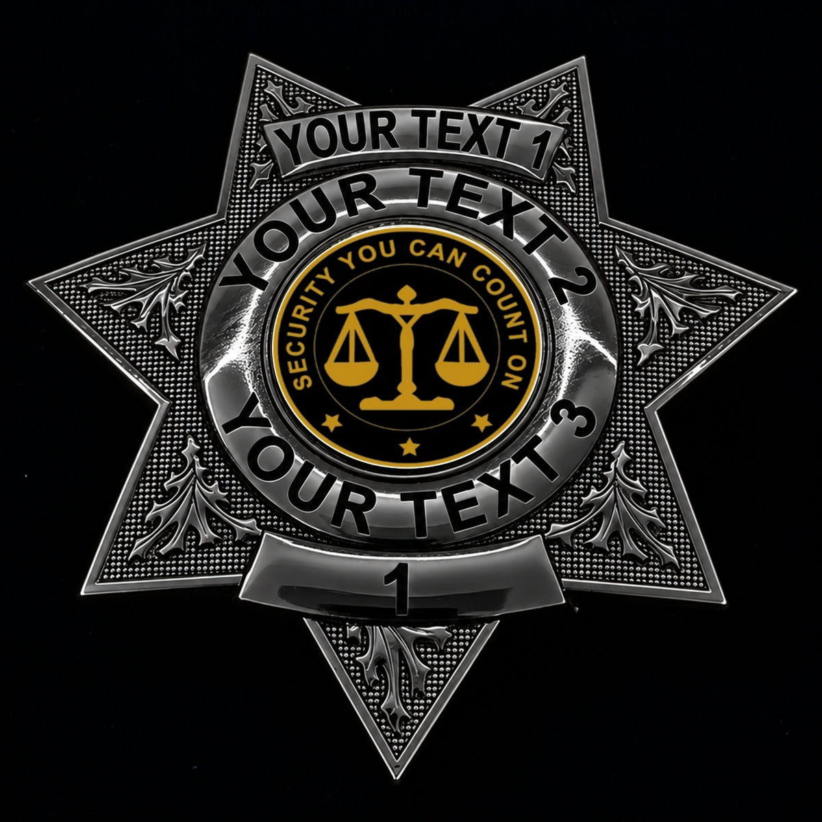 Customizable Badge BA35
